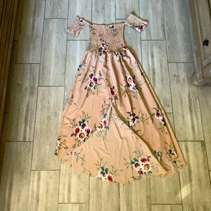 Floral Hi-Lo Dress